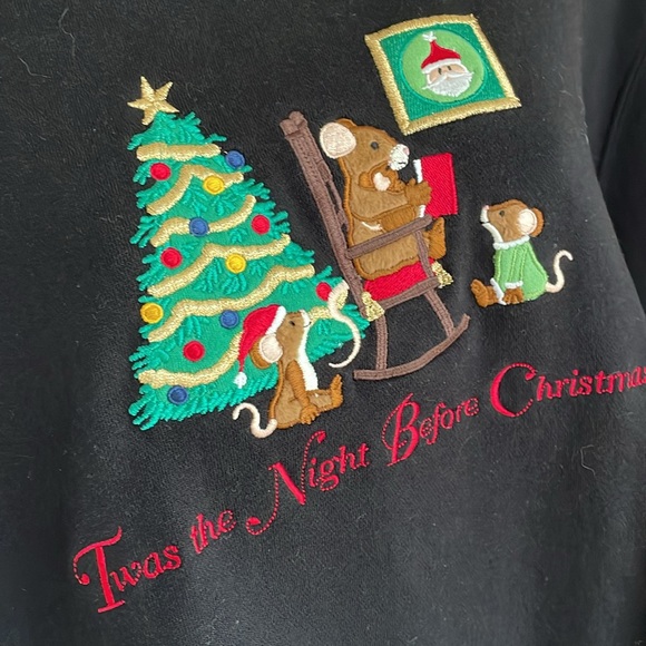 UGLY? Christmas Fleece Lined Sweatshirt Size 2X Excellent Condition Like New! - Picture 9 of 14